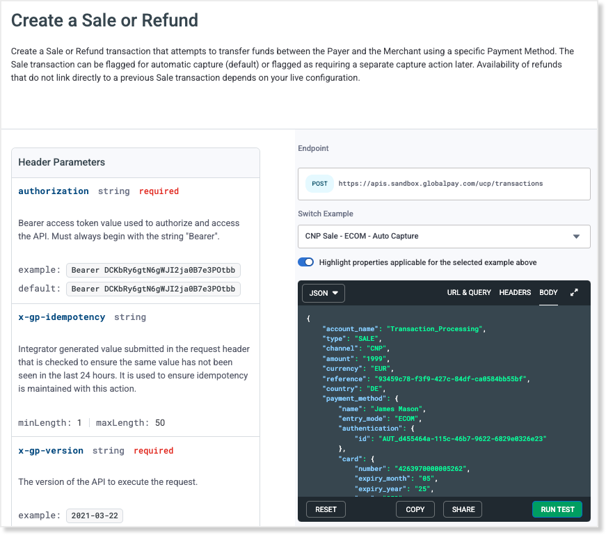 API Explorer | NBG Pay